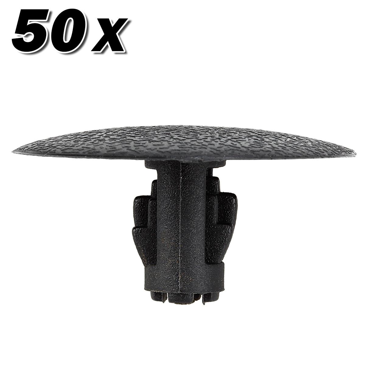 50pcs Nylon Hood Insulator Clip For 2010 2014 Subaru