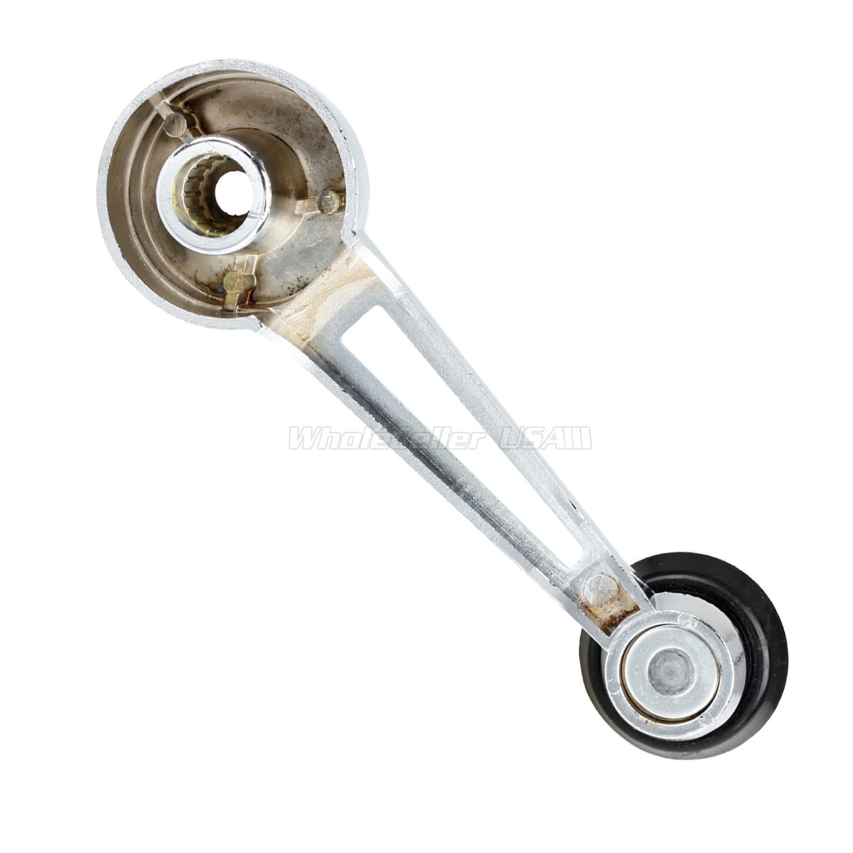 Black Chrome Car Window Winders/Door Crank Handle Universal For FORD