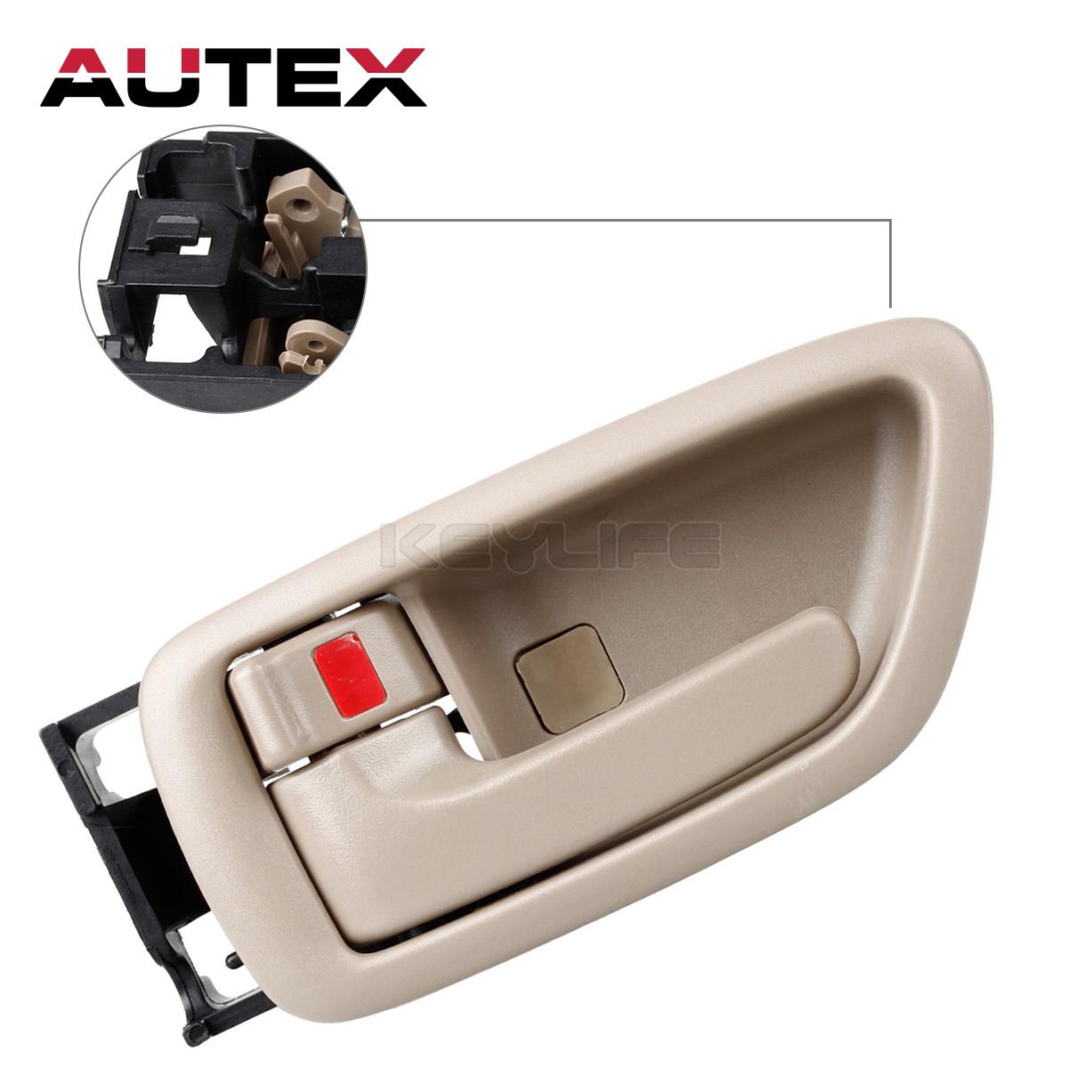 1x For 200107 Toyota Sequoia Beige Interior Inside Front Rear Left