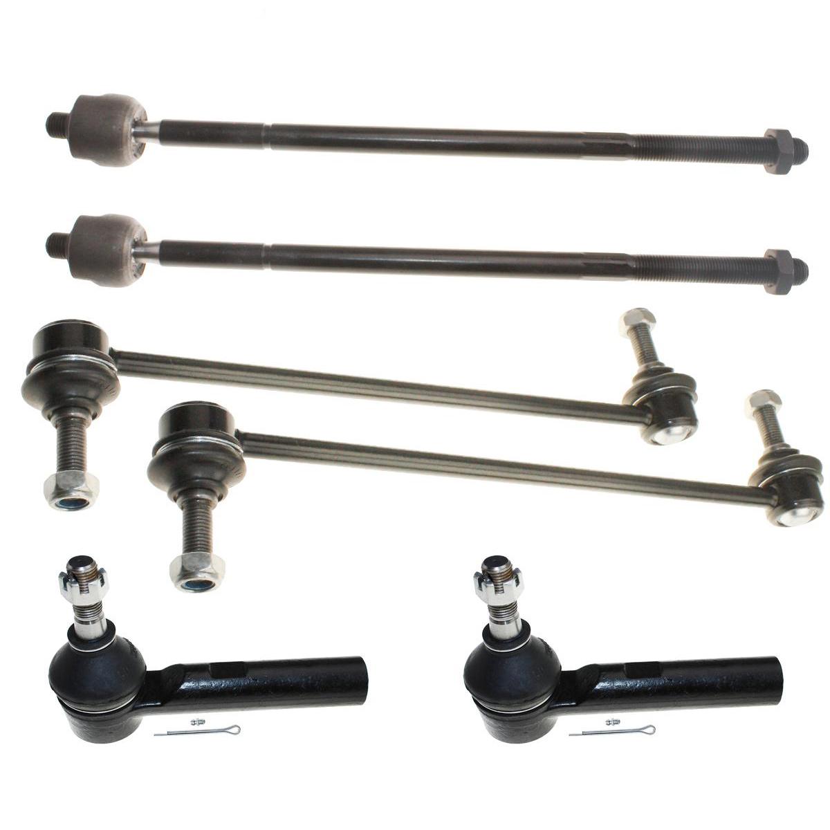 New Outer Amp Inner Tie Rod Ends Stabilizer Bar Link For