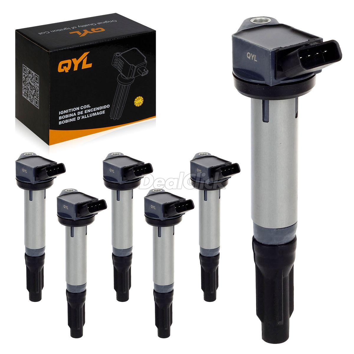 Set of 6 Ignition Coil fit for 0710 Toyota Sienna fit 1013 Lexus