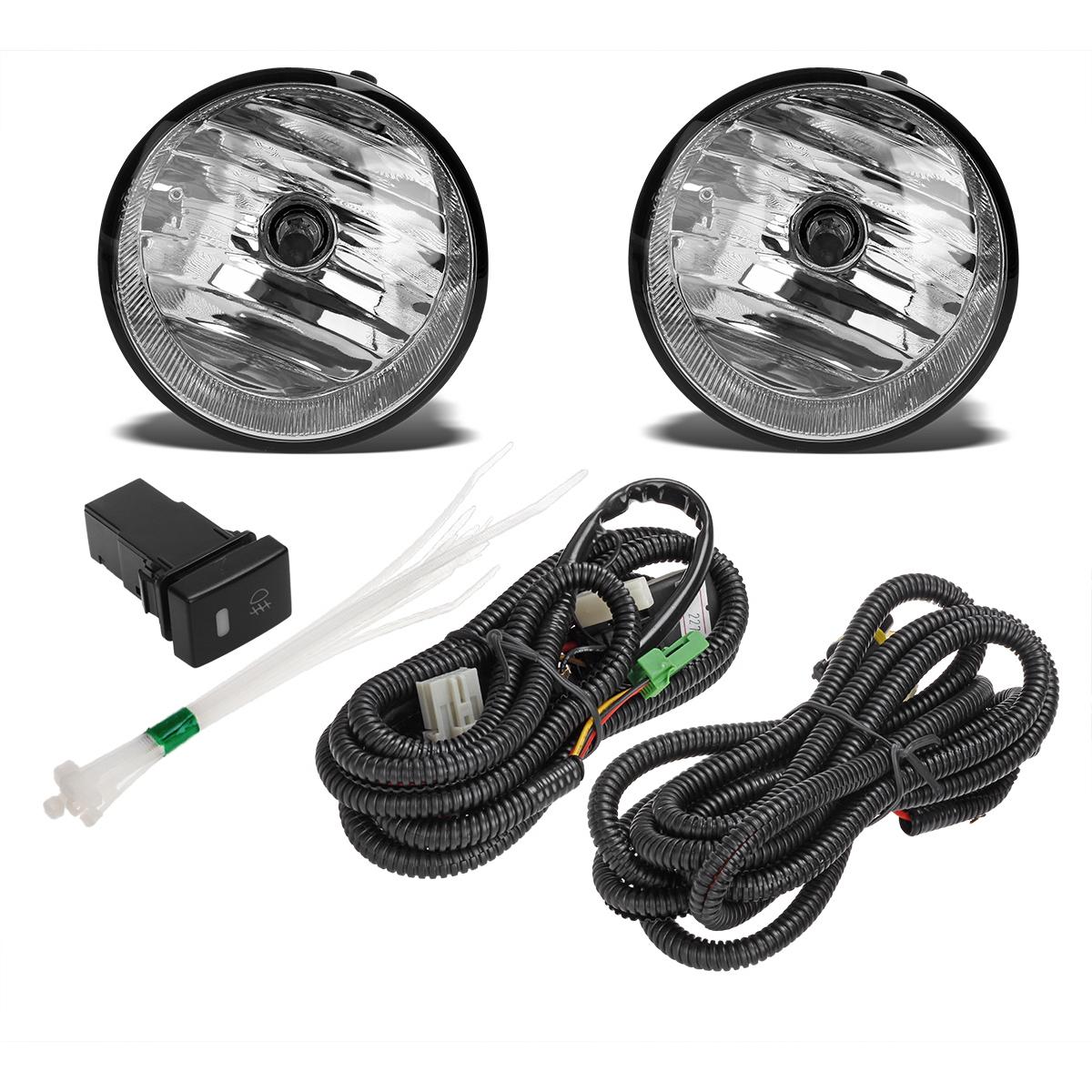 For 0511 Toyota Fog Lights Clear Lens Front Driving Lamps Kit +5050 LED eBay
