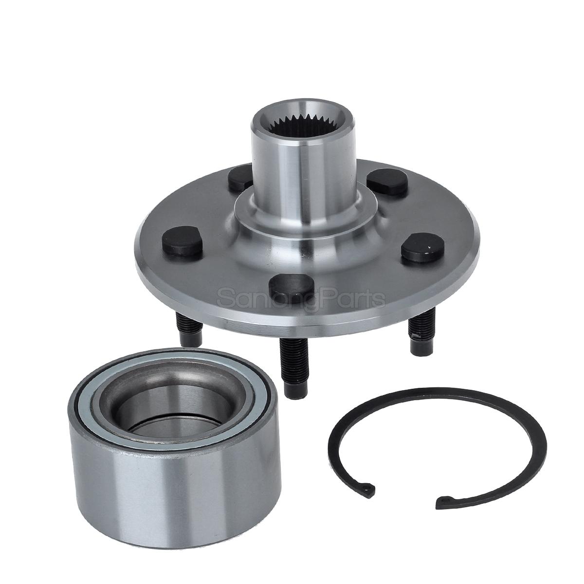 Full Set Front Rear Wheel Hub & Bearing for 20062010 Ford Explorer