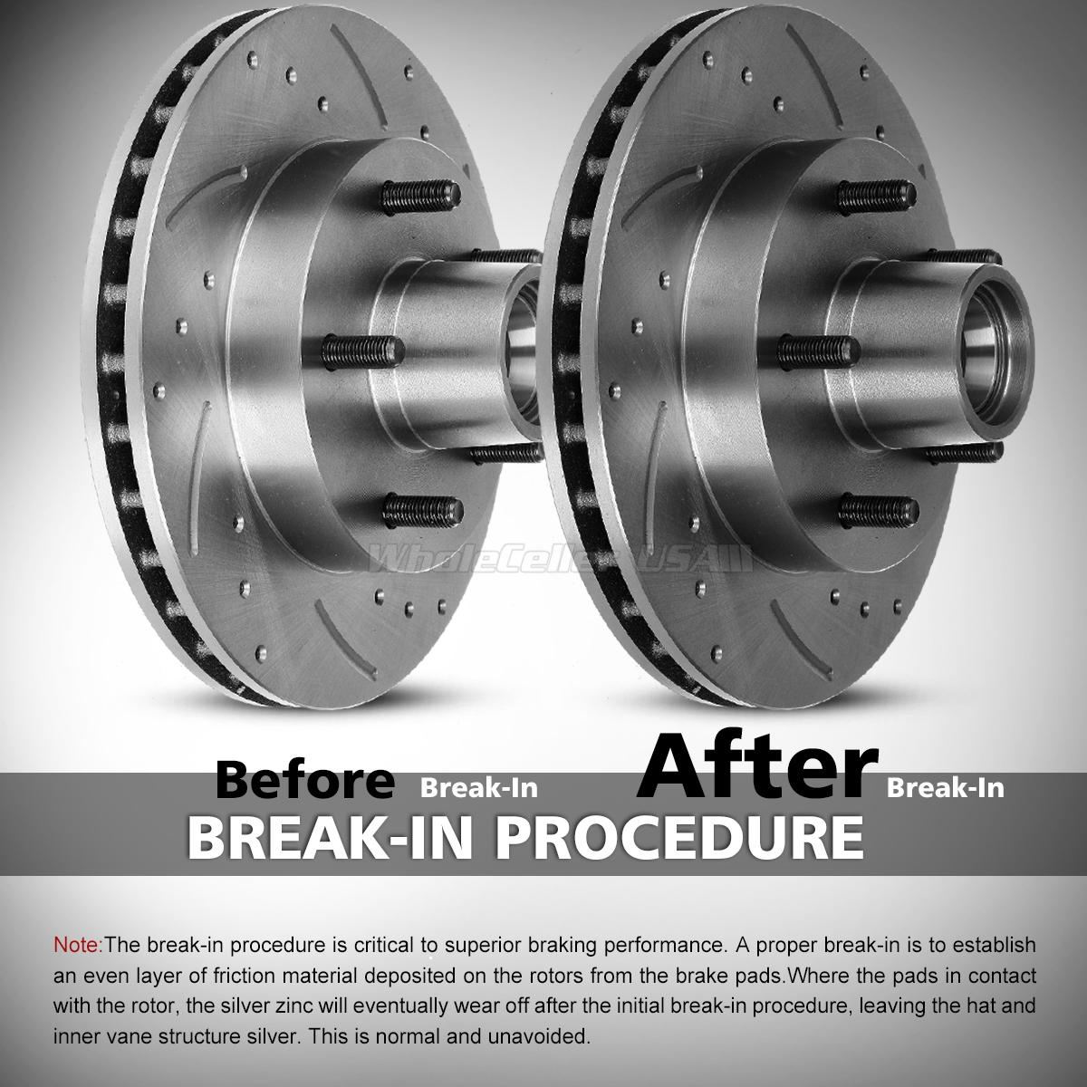 Front Disc Brake Rotors and Brake Pads for 19821995 Chevy S10 Malibu