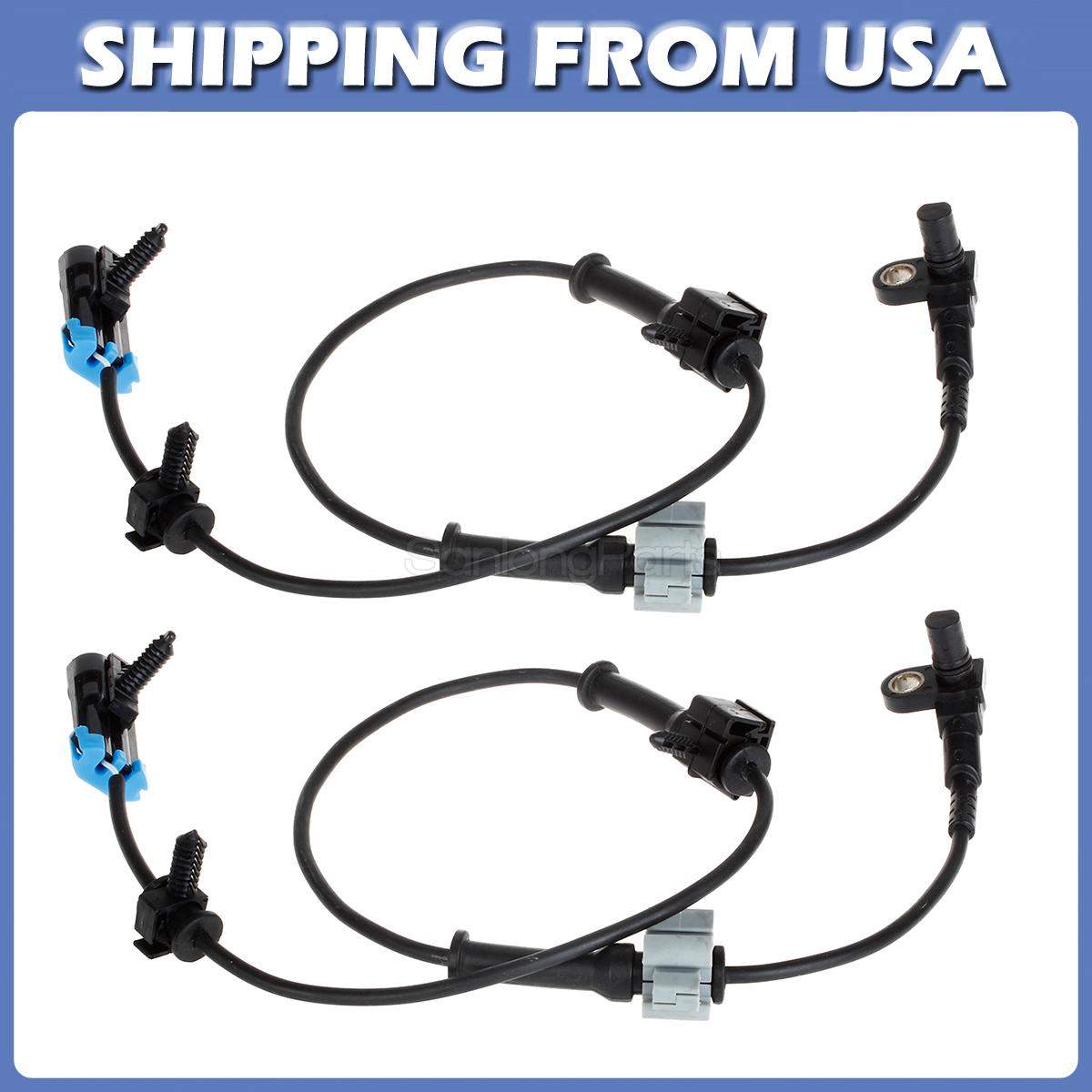 2pcs ABS Wheel Speed Sensor Front For 20072009 Chevrolet Silverado