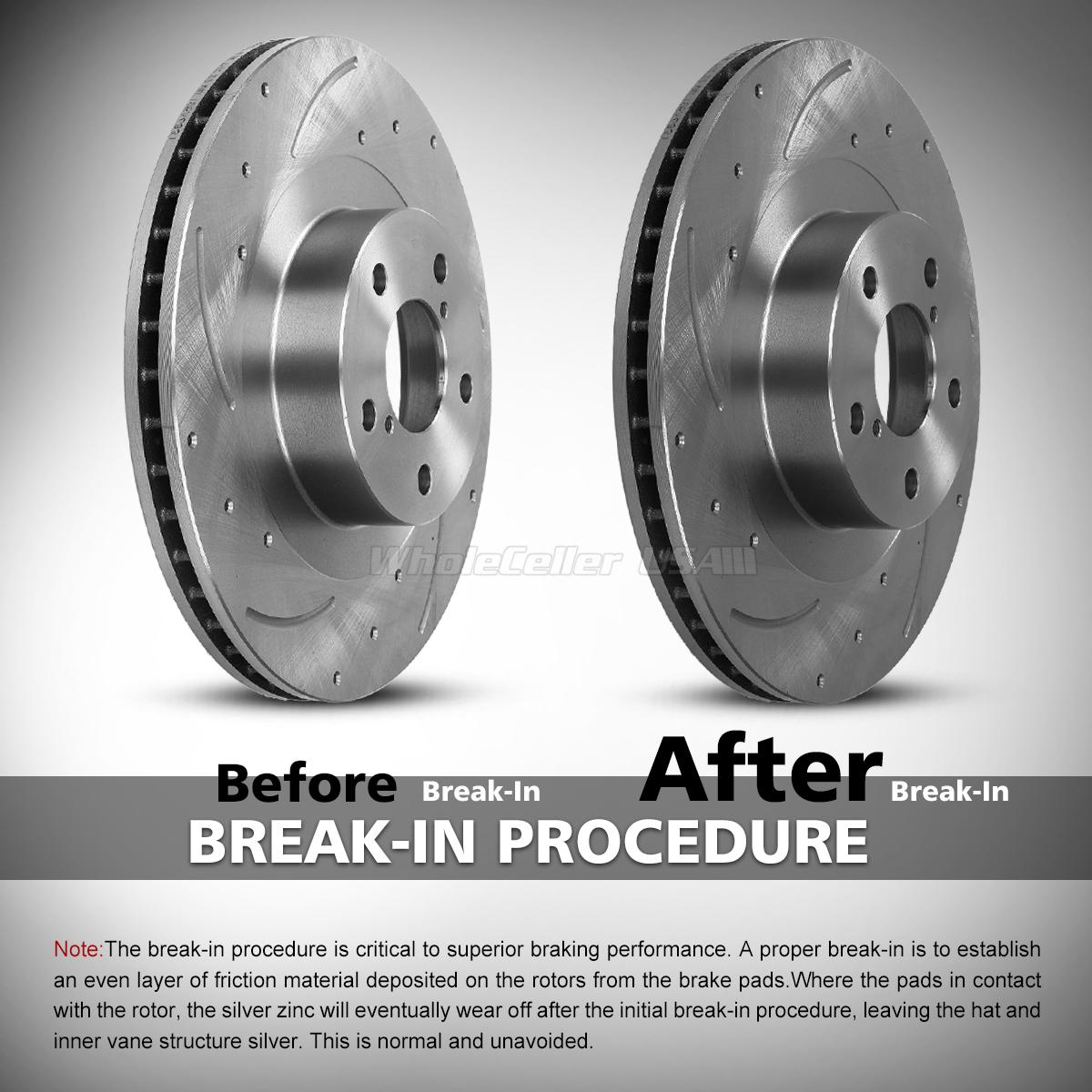 Front Rear Brake Rotors Amp Ceramic Pads For 02 06 Subaru